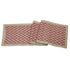 Artisan Hand Loomed Cotton Table Runner - Red with Green Stitching - 18"x96" - ARCADIA HOME